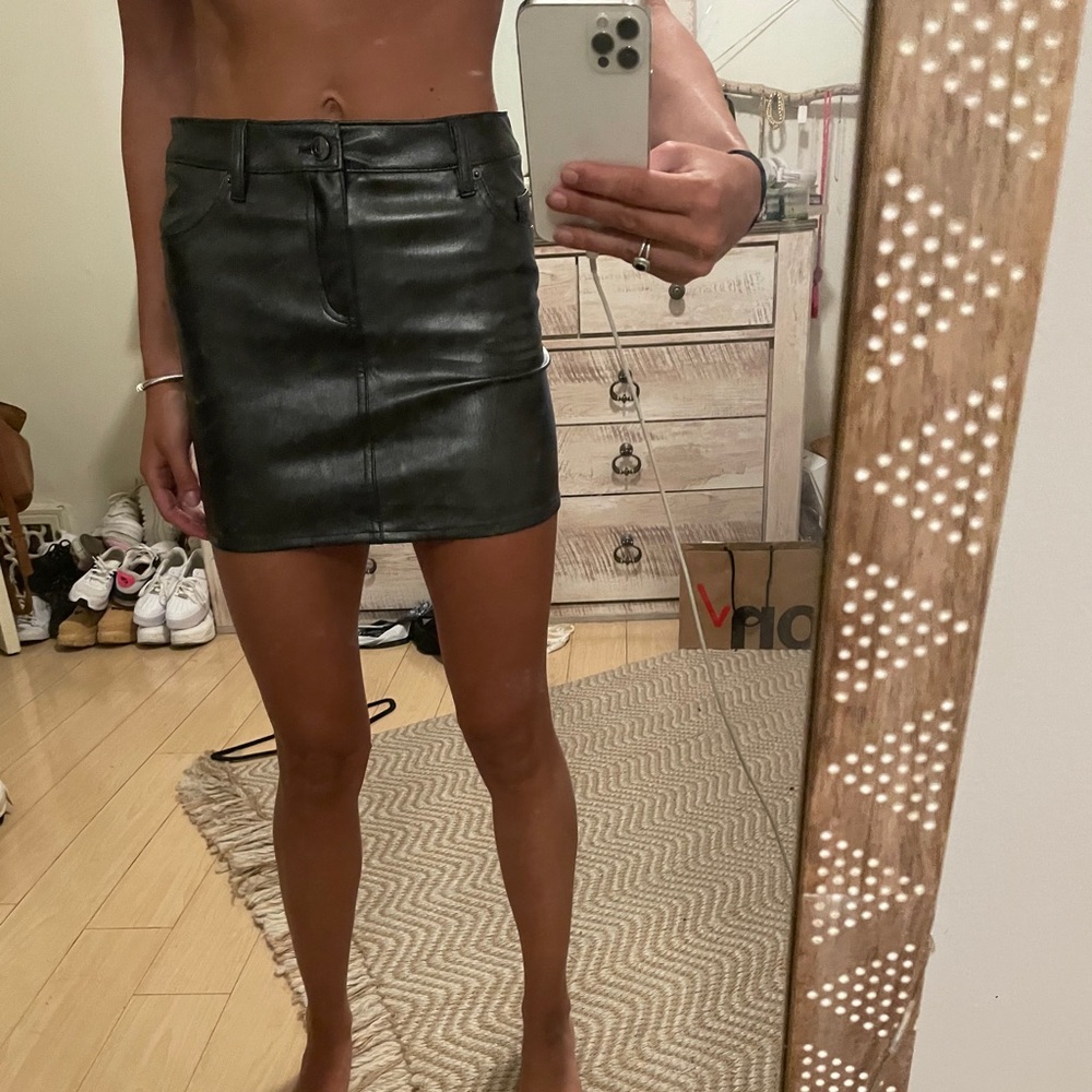 H&M metallic skirt